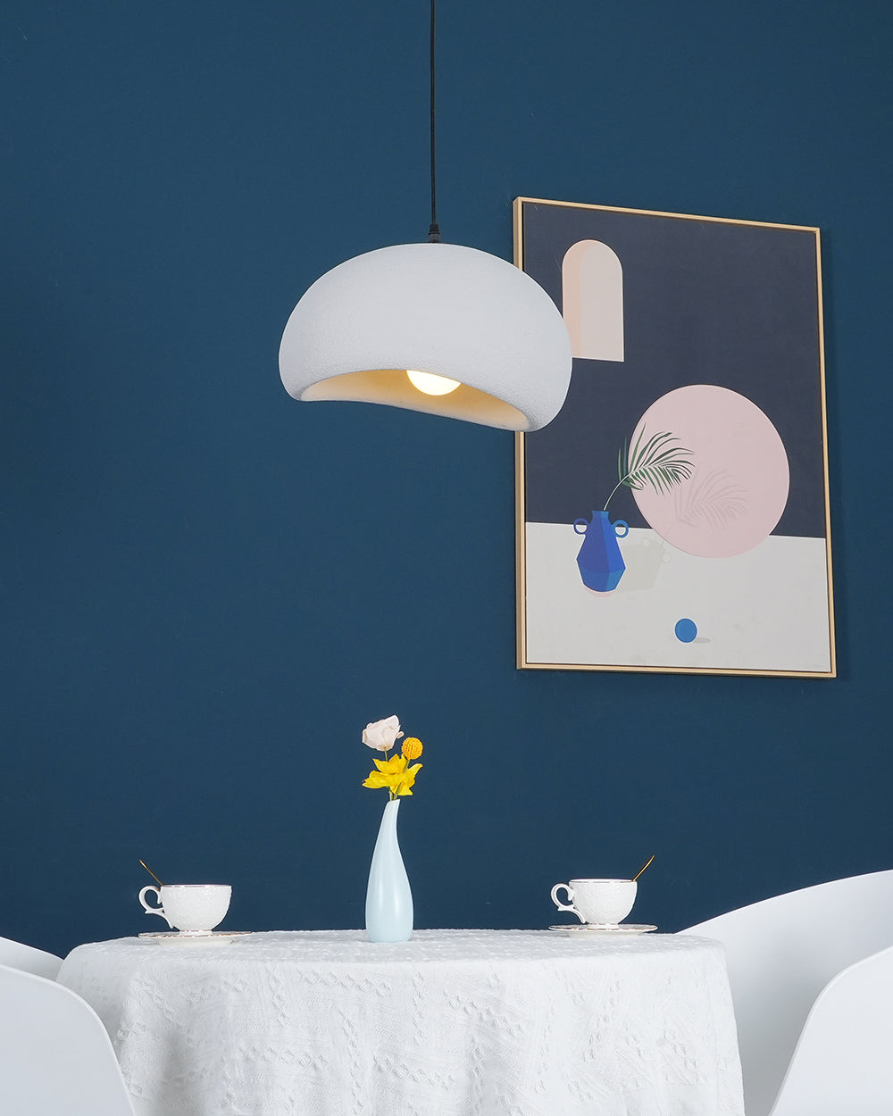 Lampa wisząca w kształcie chmury