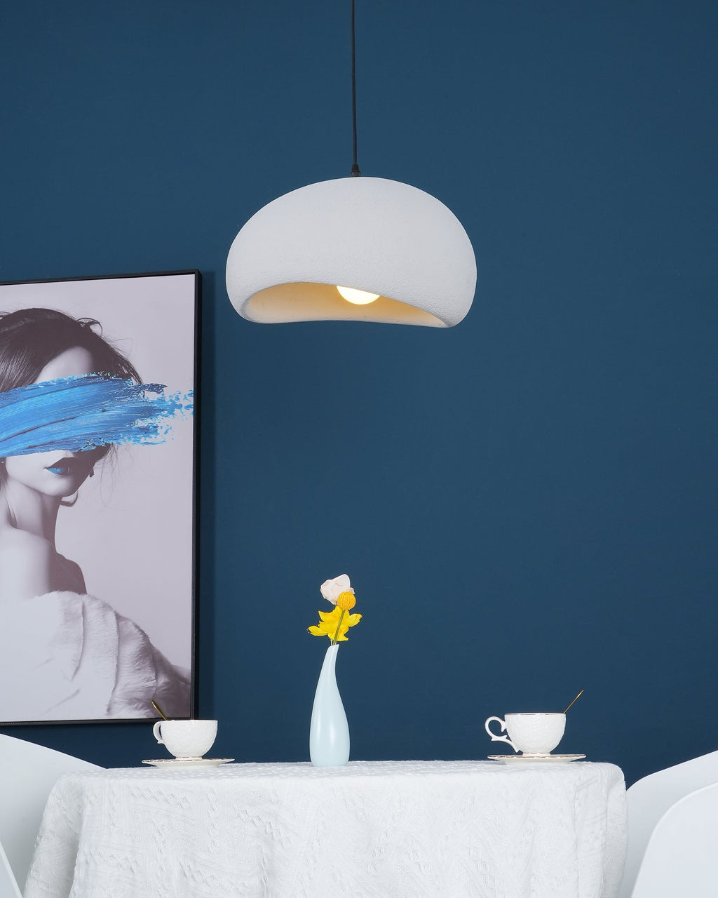 Lampa wisząca w kształcie chmury