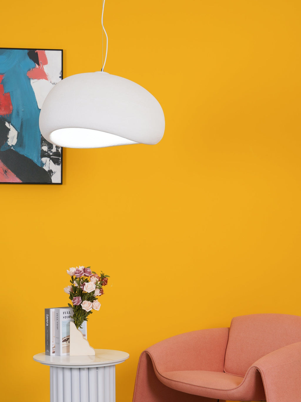 Lampa wisząca w kształcie chmury