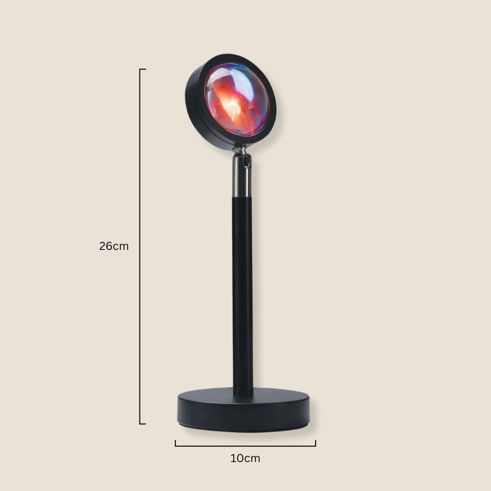 Lampa stołowa LED Nastrój o zachodzie słońca z regulacją wysokości