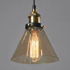 Stylowa szklana lampa wisząca w stylu art deco – nowoczesna lampa sufitowa w stylu vintage