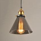 Stylowa szklana lampa wisząca w stylu art deco – nowoczesna lampa sufitowa w stylu vintage