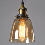 Stylowa szklana lampa wisząca w stylu art deco – nowoczesna lampa sufitowa w stylu vintage