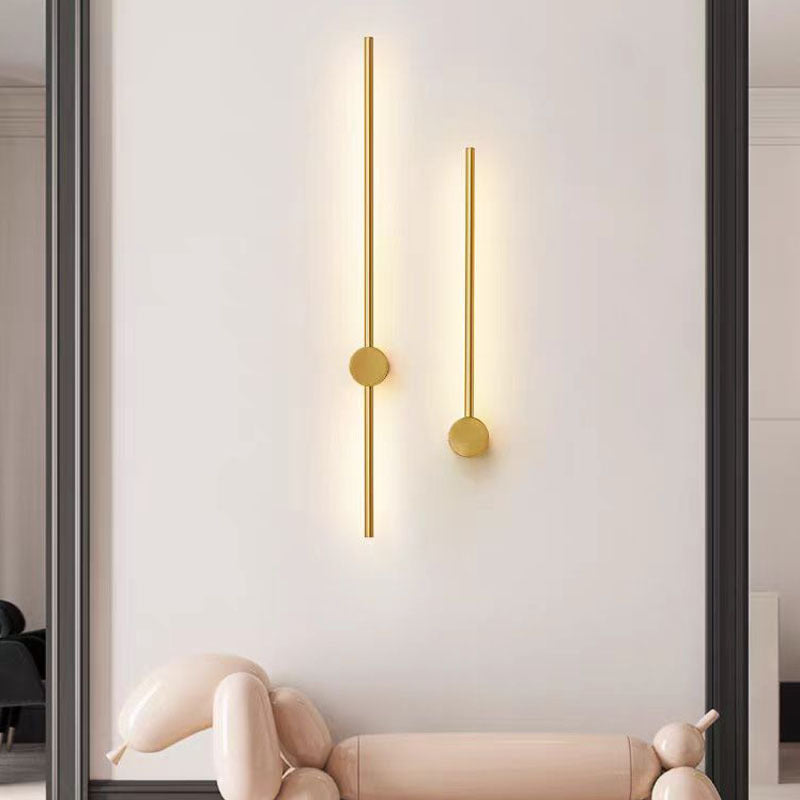 Atmosferyczna liniowa lampa ścienna LED - łatwym montażem na ścianie