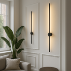 Atmosferyczna liniowa lampa ścienna LED - łatwym montażem na ścianie