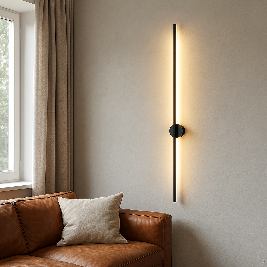Liniowa lampa ścienna LED światło nastrojowe łatwy montaż