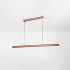 Minimalistyczna funkcjonalna liniowa lampa wisząca LED do nowoczesnych wnętrz