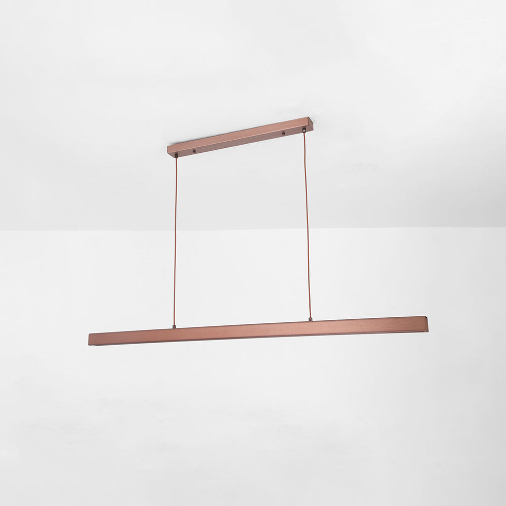 Minimalistyczna funkcjonalna liniowa lampa wisząca LED do nowoczesnych wnętrz
