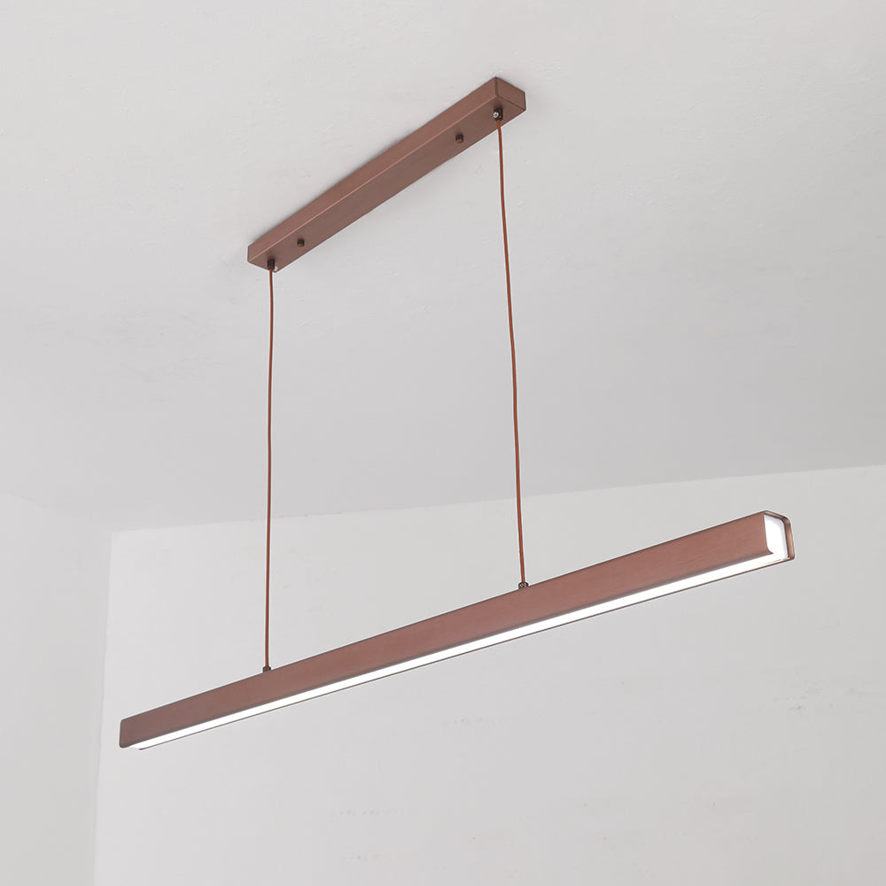 Minimalistyczna funkcjonalna liniowa lampa wisząca LED do nowoczesnych wnętrz