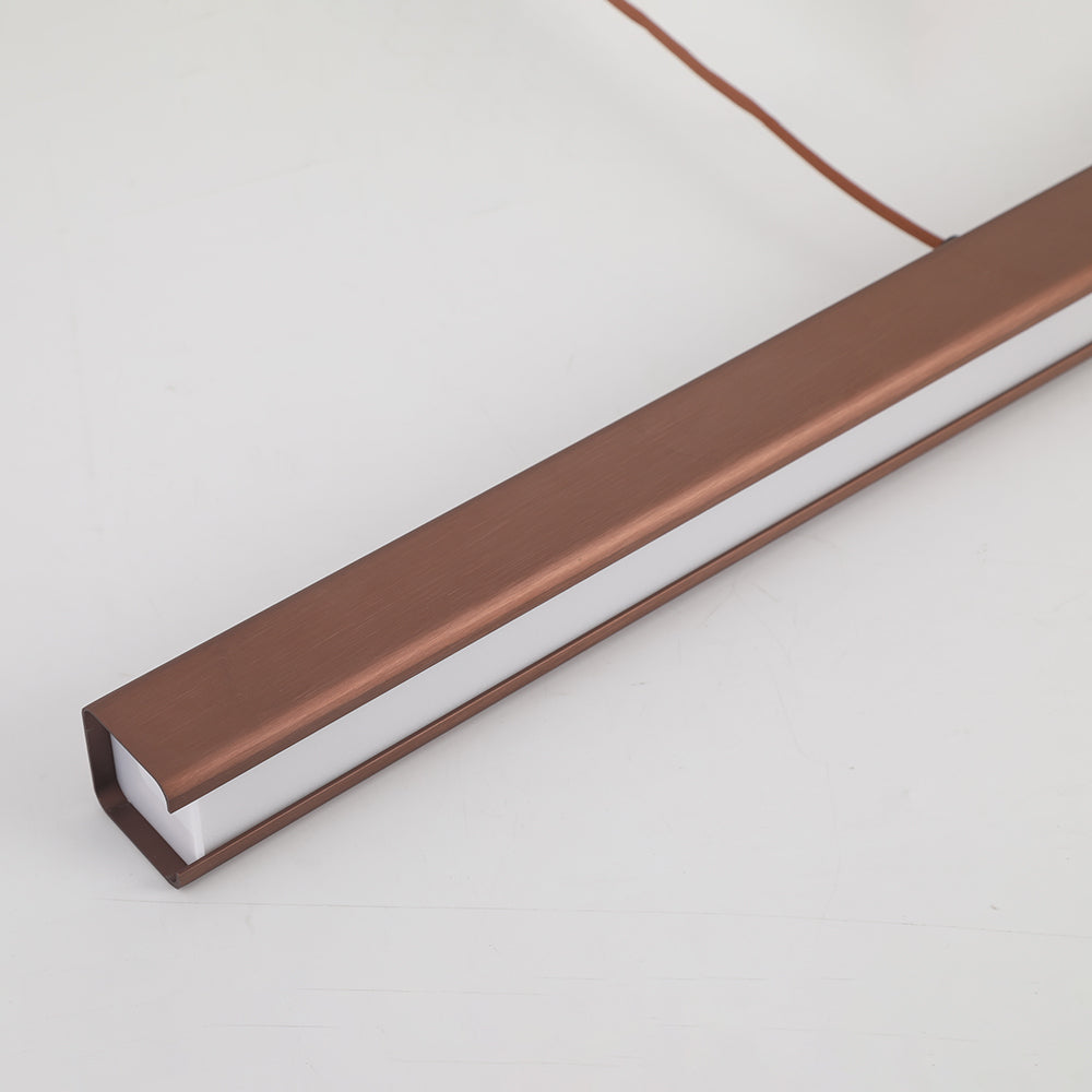 Minimalistyczna funkcjonalna liniowa lampa wisząca LED do nowoczesnych wnętrz