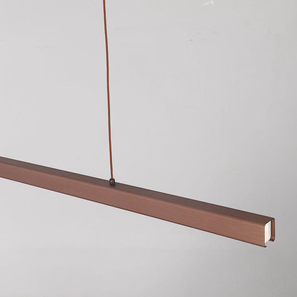 Minimalistyczna funkcjonalna liniowa lampa wisząca LED do nowoczesnych wnętrz
