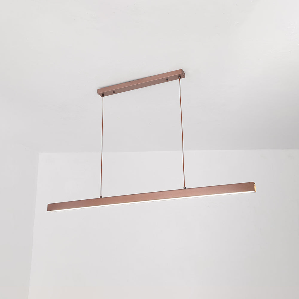Minimalistyczna funkcjonalna liniowa lampa wisząca LED do nowoczesnych wnętrz