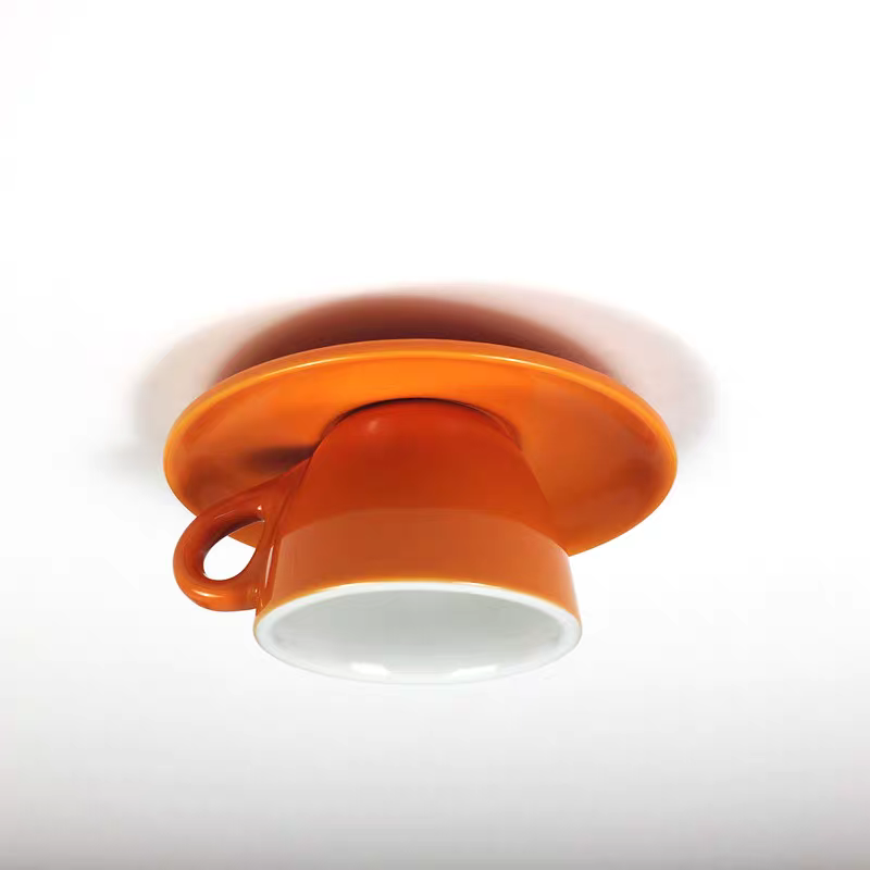 Dekoracyjna ceramiczna lampa sufitowa kubek do kuchni lub jadalni