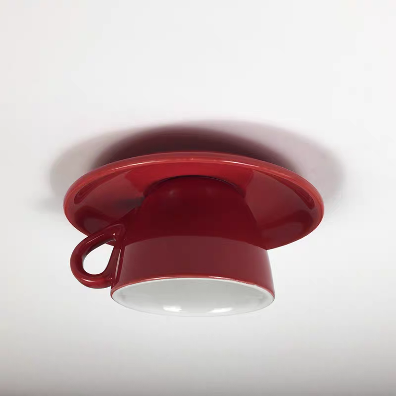 Dekoracyjna ceramiczna lampa sufitowa kubek do kuchni lub jadalni