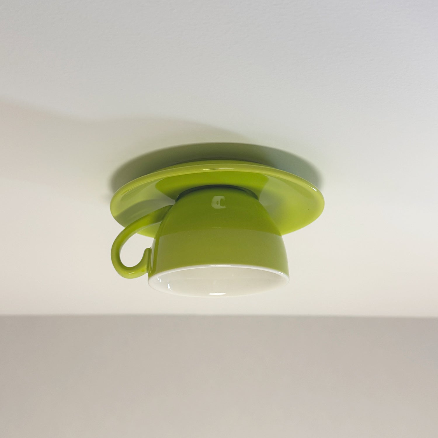 Dekoracyjna ceramiczna lampa sufitowa kubek do kuchni lub jadalni