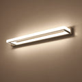 Atmosferyczna prostokątna lustrzany front lampa ścienna LED do wnętrz