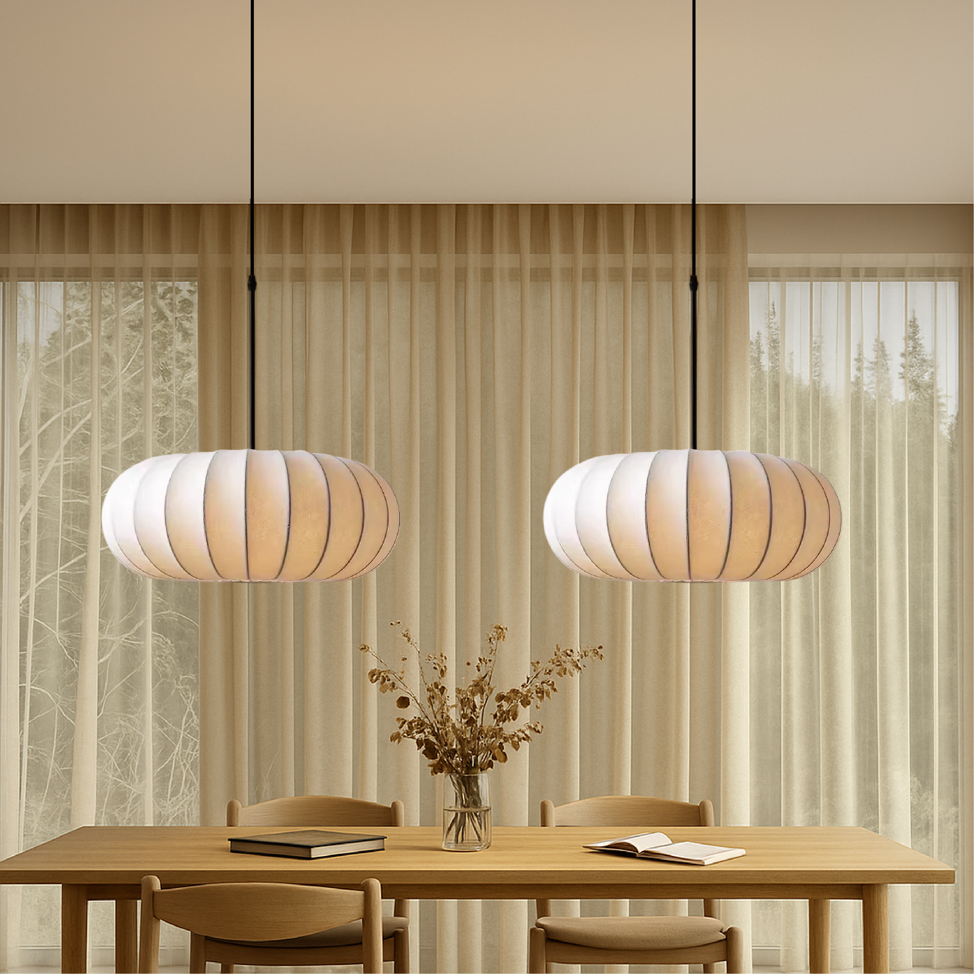 Ozdobna lampa wisząca o ciepłym blasku – designerska lampa LED do Twojego domu