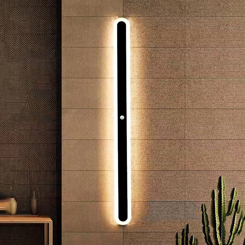 Ozdobna ściemnialna liniowa lampa LED do oświetlenia zewnętrznego - Przeznaczona do oświetlenia patio i korytarza