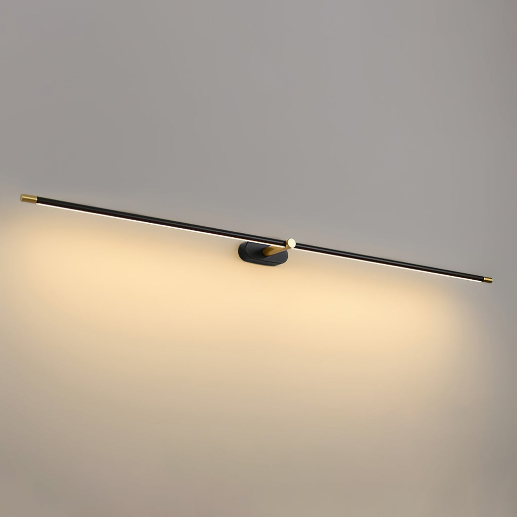 Elegancka jasna wnętrz lampa ścienna LED z akumulatorem