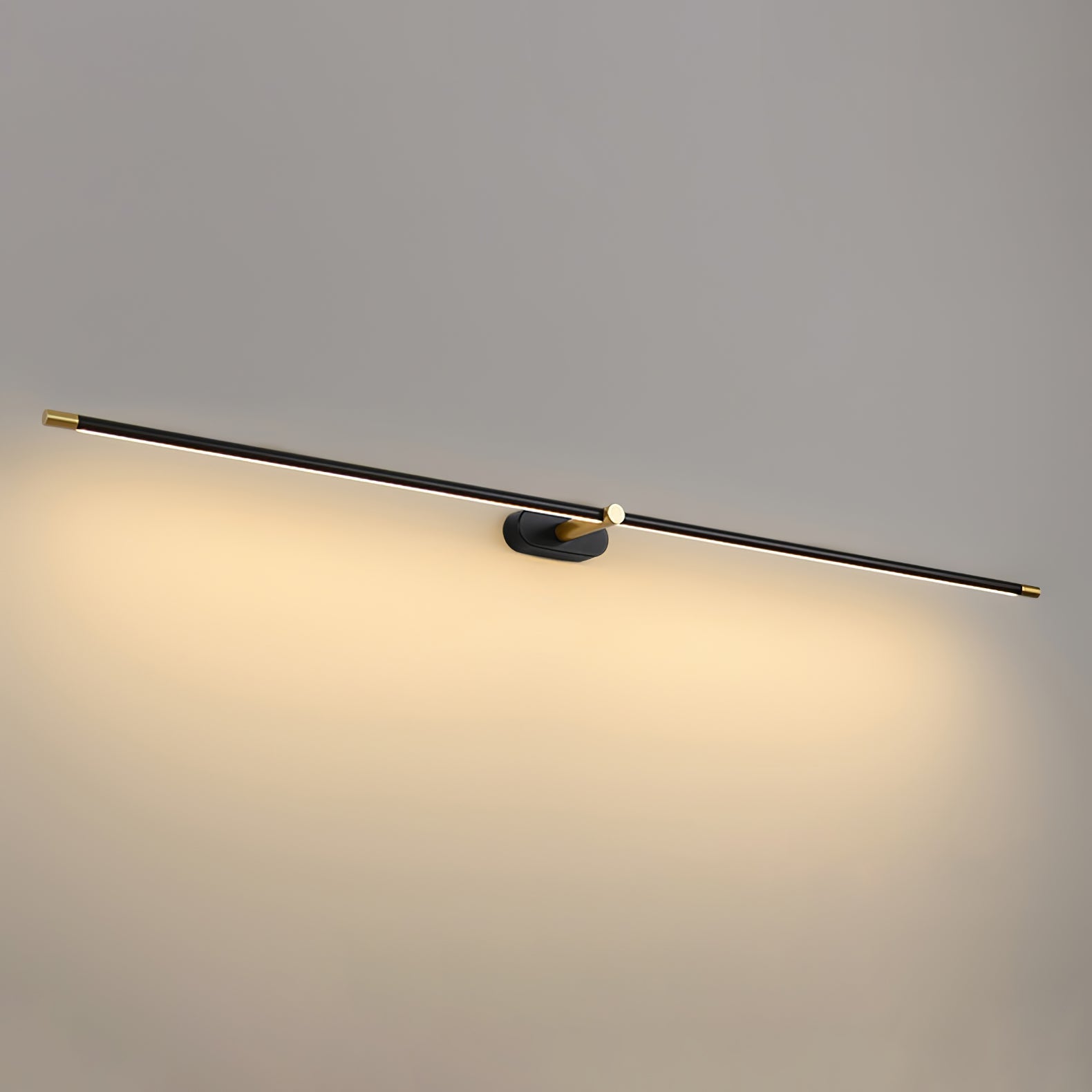 Wewnętrzna lampa ścienna LED akumulatorowa elegancka jasna