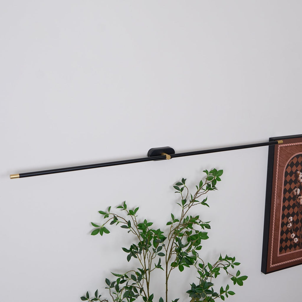 Elegancka jasna wnętrz lampa ścienna LED z akumulatorem