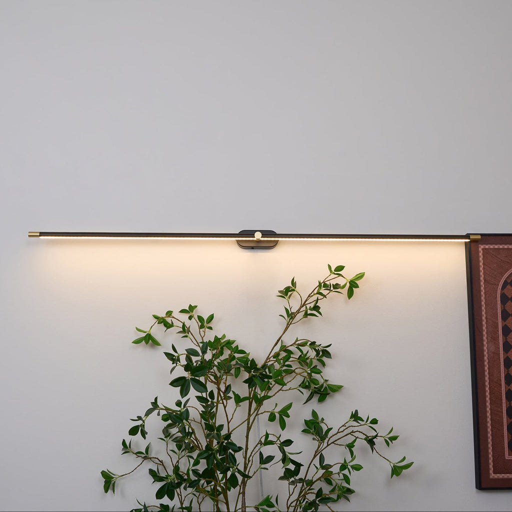 Wewnętrzna lampa ścienna LED akumulatorowa elegancka jasna
