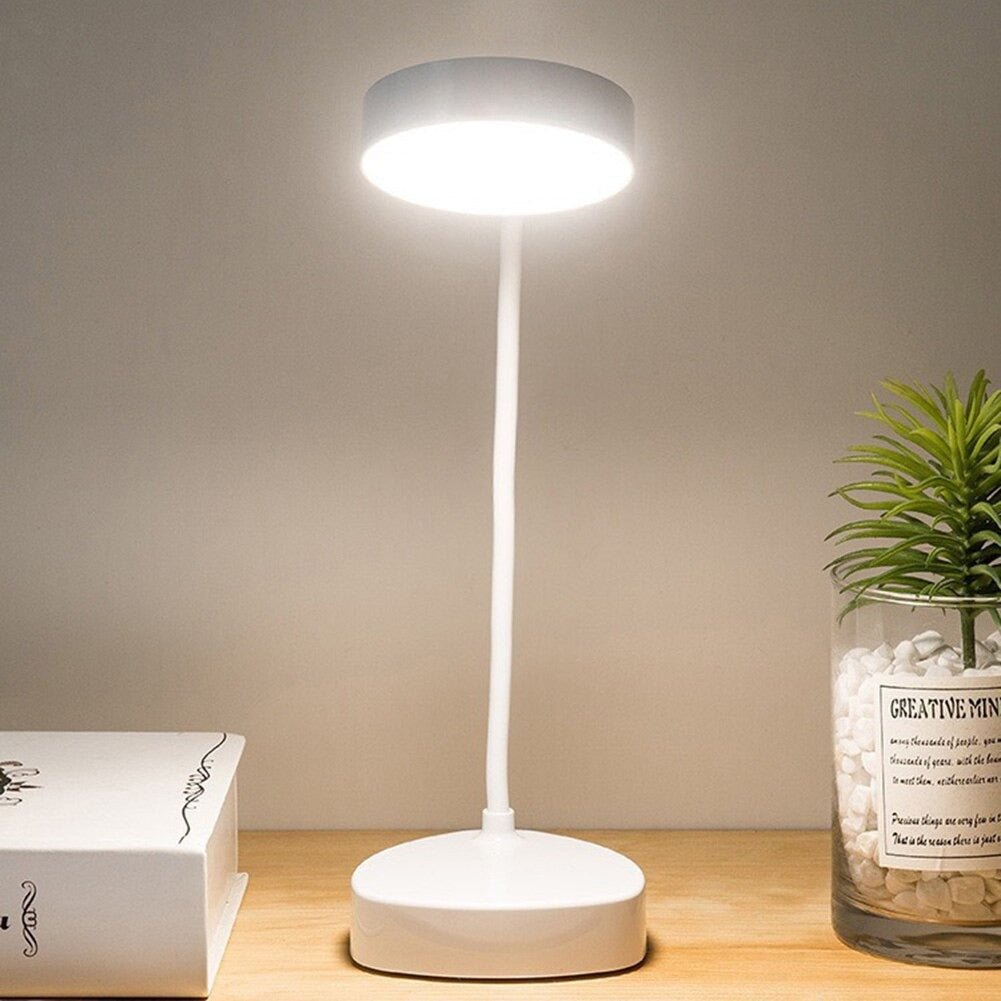 Praktyczna lampa biurkowa LED z regulacją jasności i sterowaniem dotykowym