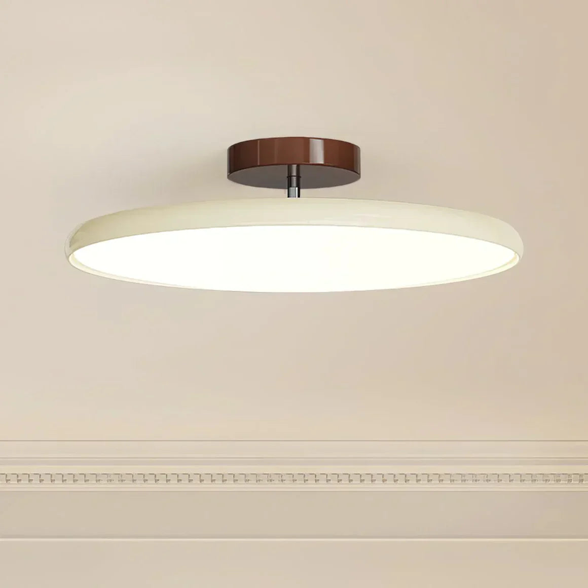 Okrągła Smukła Lampa Sufitowa LED Natynkowa Oprawa