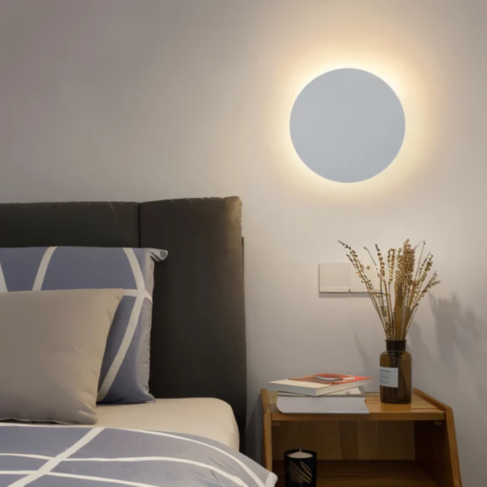 Energooszczędna okrągła LED- lampa ścienna do nowoczesnego domu