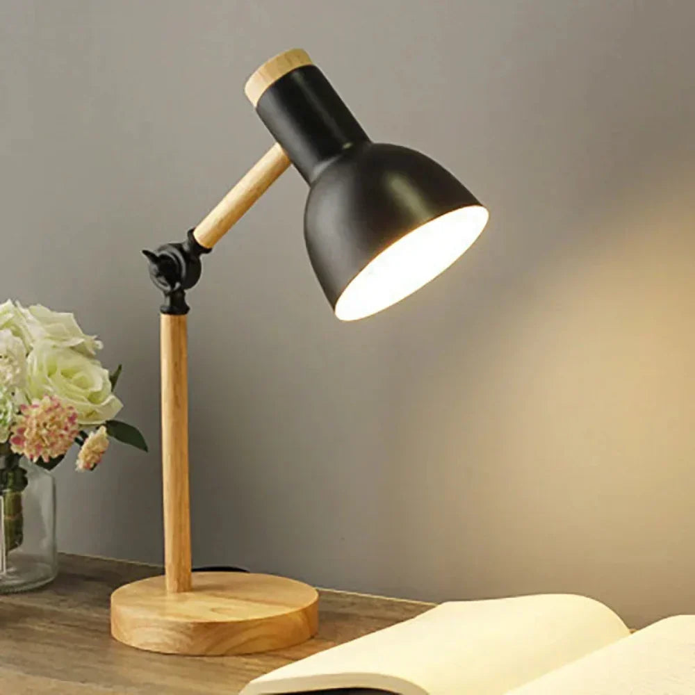 Nowoczesna skandynawska regulowana lampa biurkowa