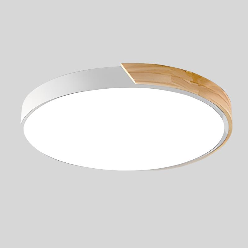 Smukła lampa LED skandynawski okrągły kształt do wnętrz