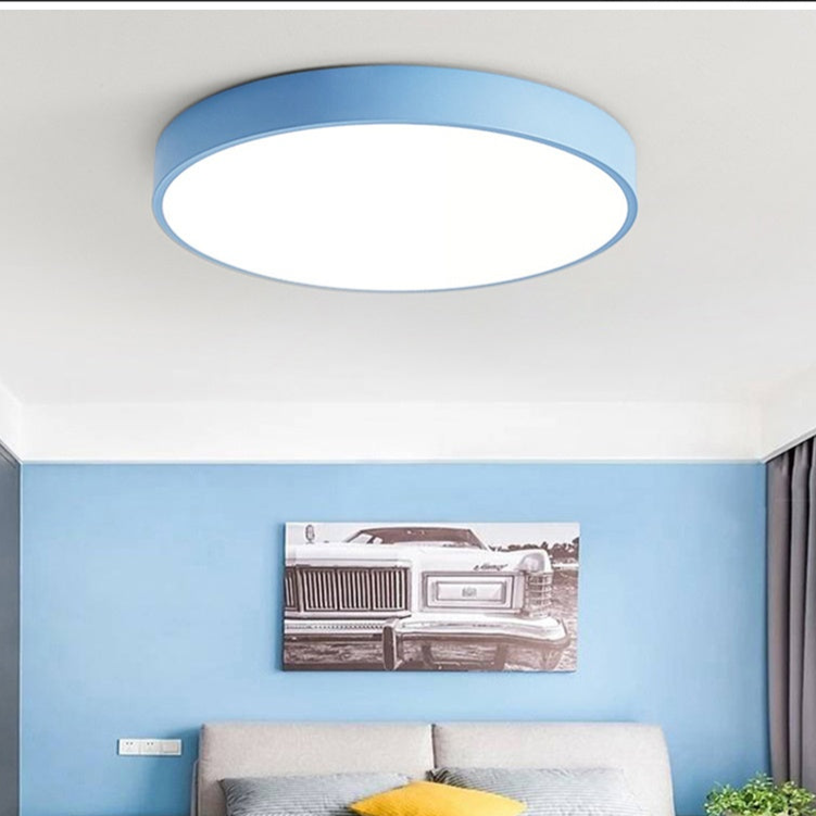 Smukła Skandynawska Lampa LED - Wnętrz Okrągły Design