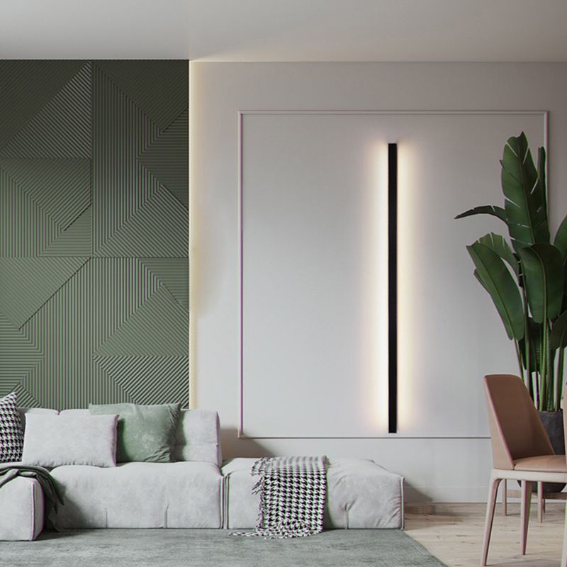 Minimalistyczna lampa ścienna LED o liniowym stylu do domu