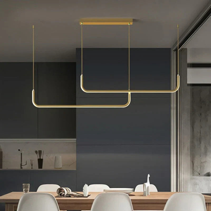 Jasna Regulowana Liniowa Lampa LED nad Wyspę Kuchenną