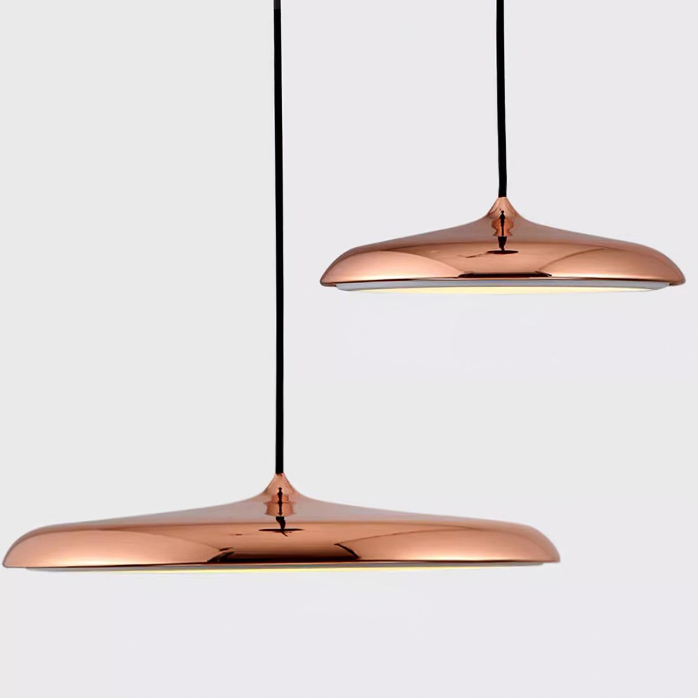Minimalistyczna okrągła lampa wisząca LED