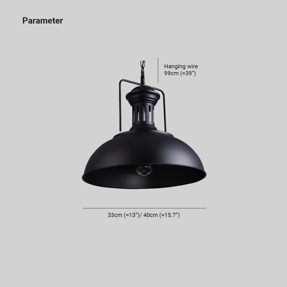 Lampa wisząca w stylu industrialnym do jadalni i kuchni