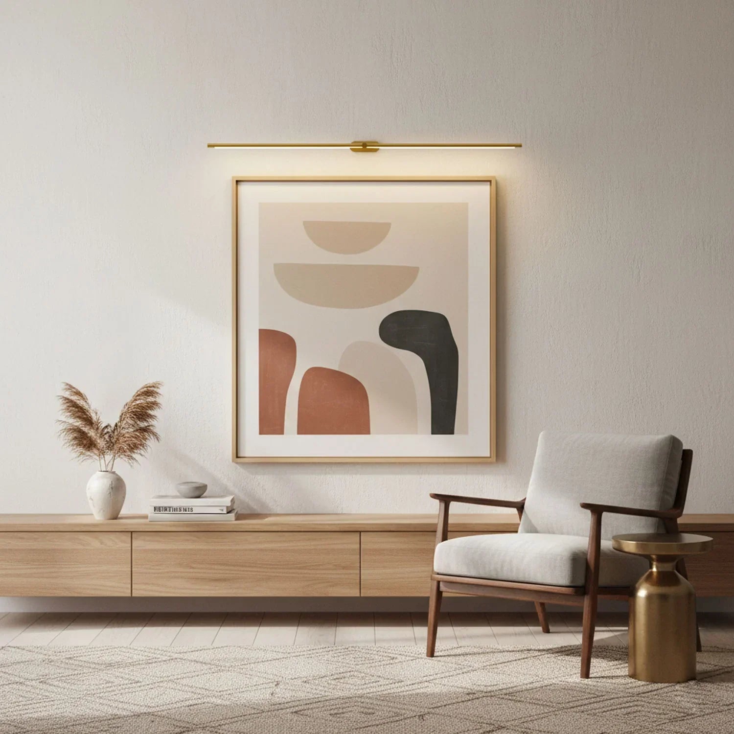 Minimalna smukła lampa ścienna LED do łazienki