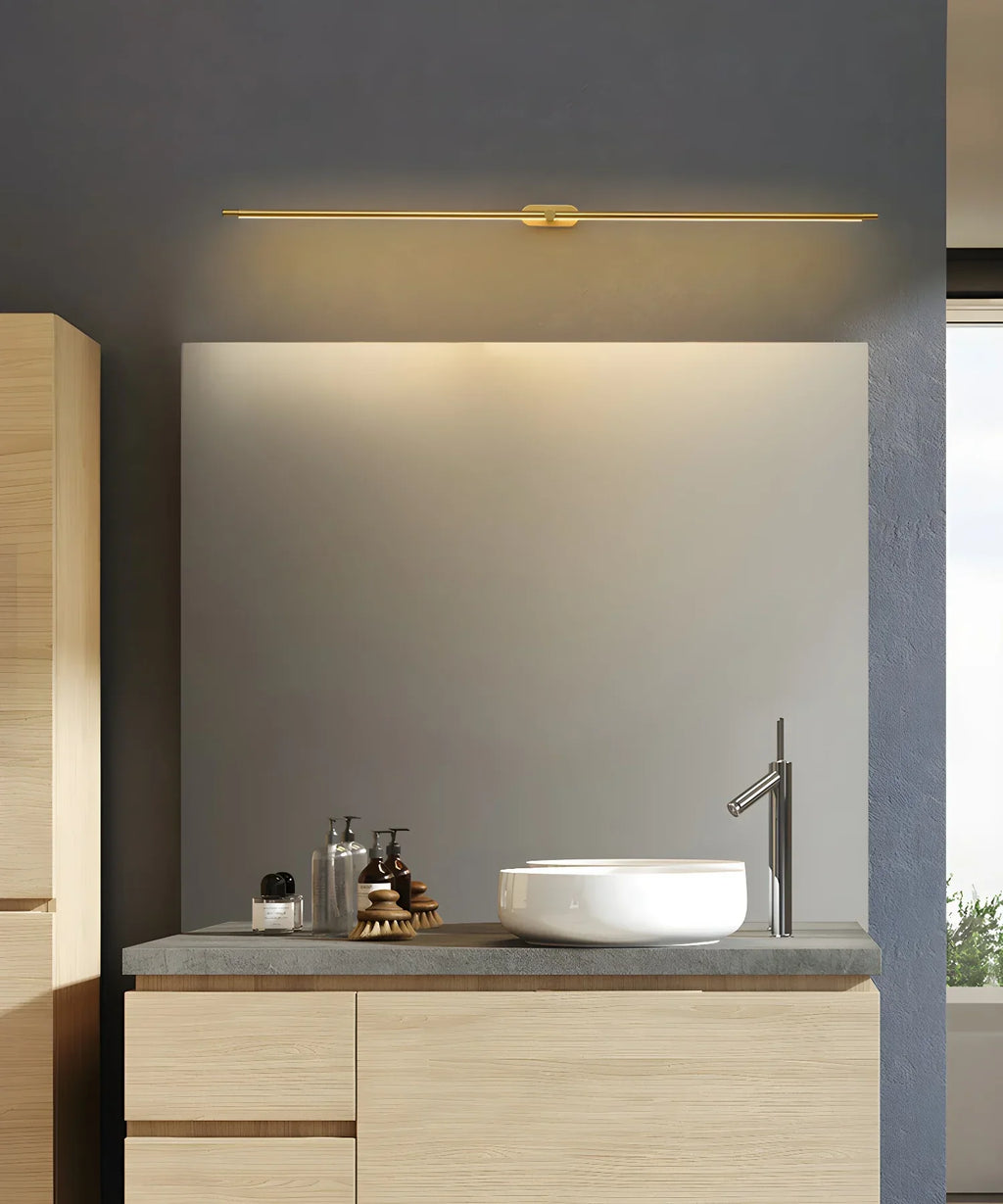 Minimalna smukła lampa ścienna LED do łazienki