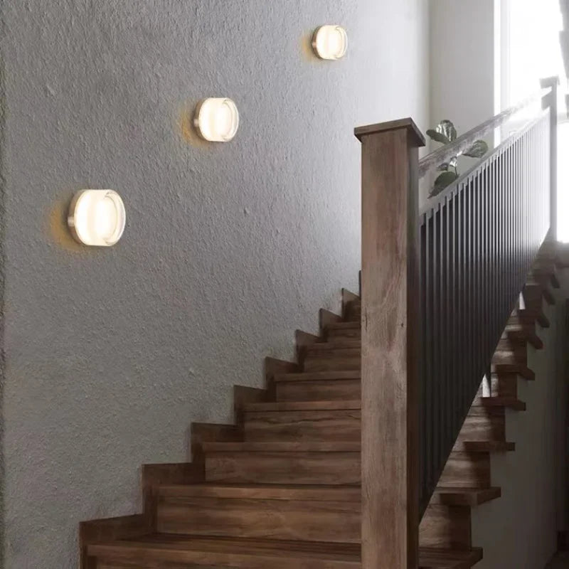 Elegancka okrągła lampa ścienna – nowoczesna lampa LED do wnętrz