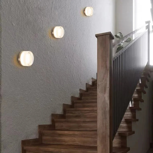Elegancka okrągła lampa ścienna – nowoczesna lampa LED do wnętrz