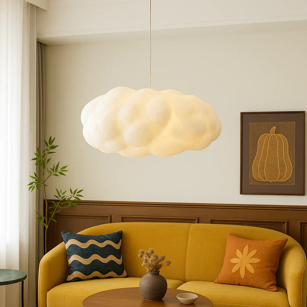 Lampa Wisząca LED Chmura – Ciepłe Oświetlenie Nastrojowe