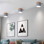 Smukła cylindryczna lampa sufitowa LED punktowa