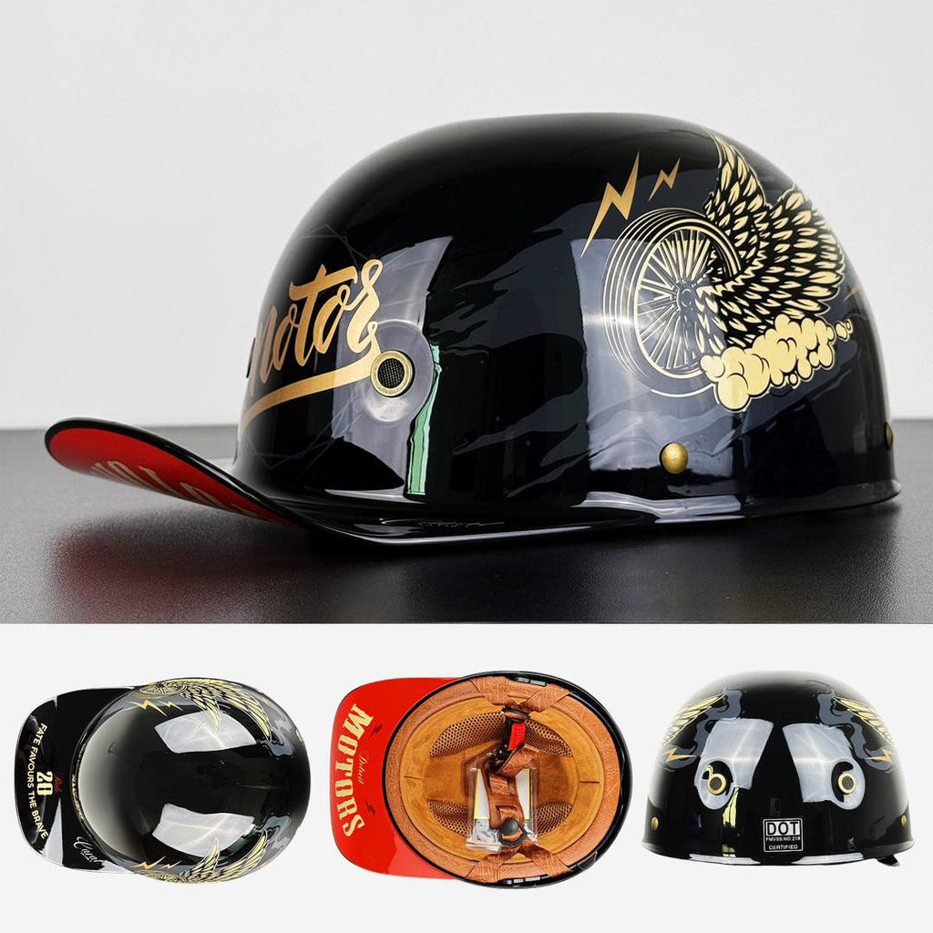 Lekki półotwarty kask motocyklowy z certyfikatem ECE/DOT