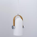 Przemysłowa lampa wisząca w stylu „cannon” do wnętrz typu loft