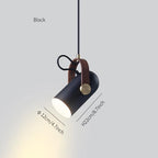 Przemysłowa lampa wisząca w stylu „cannon” do wnętrz typu loft