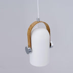 Przemysłowa lampa wisząca w stylu „cannon” do wnętrz typu loft