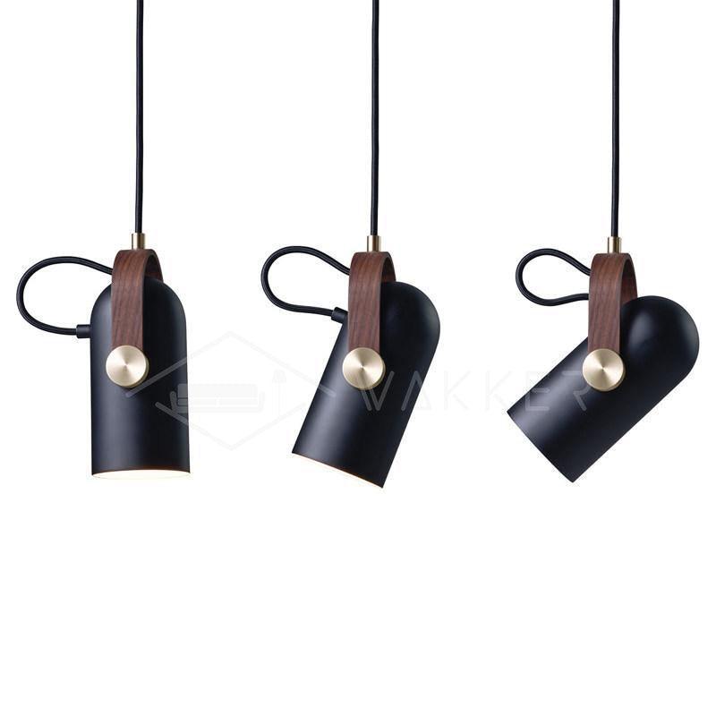 Przemysłowa lampa wisząca w stylu „cannon” do wnętrz typu loft