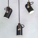 Przemysłowa lampa wisząca w stylu „cannon” do wnętrz typu loft