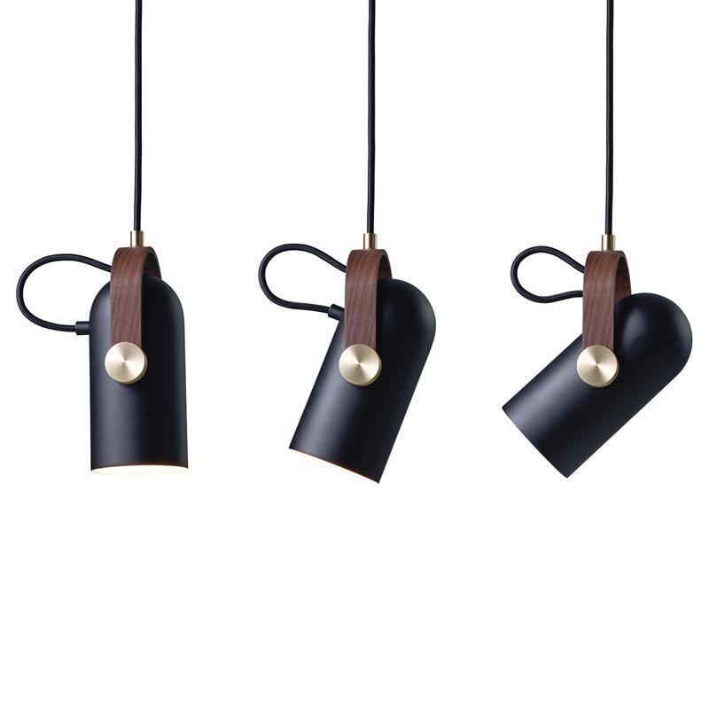 Przemysłowa lampa wisząca w stylu „cannon” do wnętrz typu loft