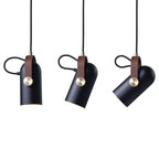 Przemysłowa lampa wisząca w stylu „cannon” do wnętrz typu loft